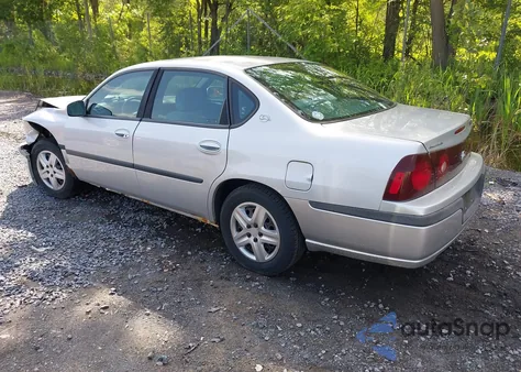 2002 Chevrolet Impala из США, поврежденный, VIN 2G1WF52E029167376